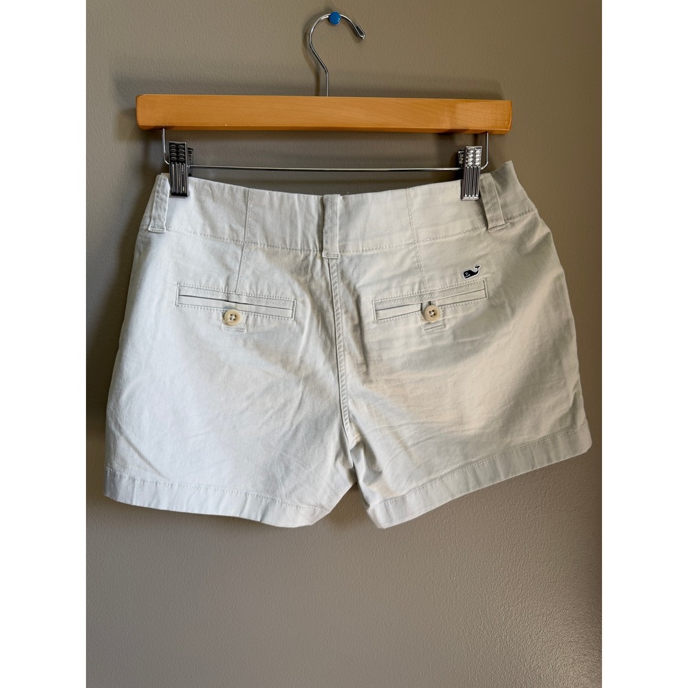 Vineyard Vines Women's Classic White Chino Shorts Size 0 Preppy - Picture 3 of 5